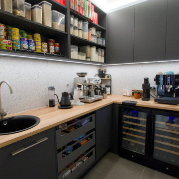 Pantry with Coffee Bar and Wine Bar