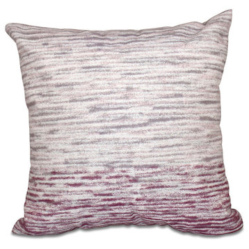 Ocean View, Geometric Print Pillow, Purple, 18"x18"