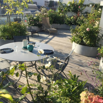 jardins, terrasses à Paris, en France, Suisse