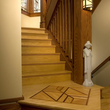 Frank Lloyd Wright prairie style home