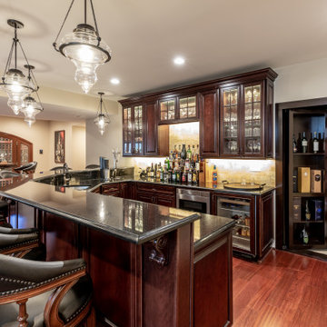 Amazing Basement Remodel, with Irresistible Wine Cellar in Ashburn VA