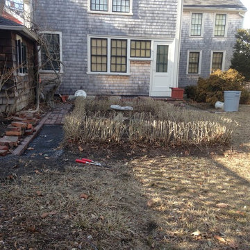 hedge being pruned