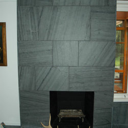 Slate Fireplace Surround - Indoor Fireplaces