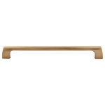 Top Knobs - Holland Pull 9" c-c, Honey Bronze - Top Knobs offers the industry's most extensive line of premium quality cabinet, drawer, and bath knobs, pulls and other hardware, created to suit all tastes and styles. The company's wide selection of traditional and modern decorative hardware is the result of a creative design staff and talented craftsmen. Each Top Knobs piece has the quality look and feel of custom-made, at an affordable price. Holland Pull 9 Inch (c-c) - Honey Bronze, Length - 9 3/4", Width - 3/32", Projection - 1 3/16", Center to Center - 9", Base Diameter - W 3/4" x L 5/16"