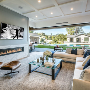 Transitional Family Room