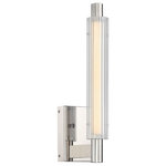 George Kovacs - George Kovacs Double Barrel LED Bath Vanity Light P5331-613-L, Polished Nickel - This LED Bath Vanity Light from George Kovacs has a finish of Polished Nickel and fits in well with any Transitional style decor.
