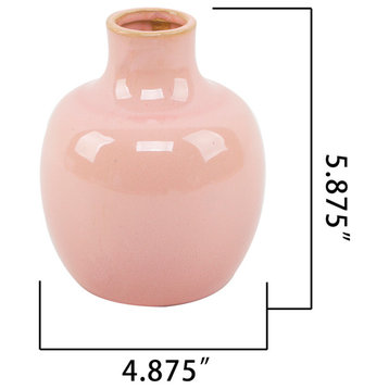 5.8" Ceramic Bud Vase