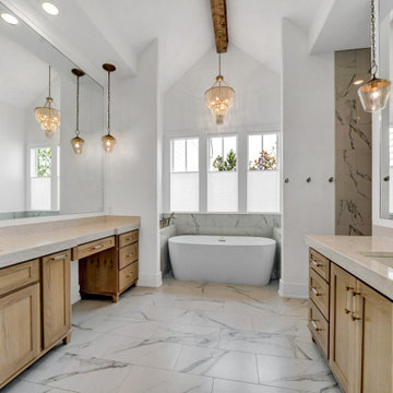 Architectural Designs Modern Farmhouse Plan 56460SM comes to life in Texas!