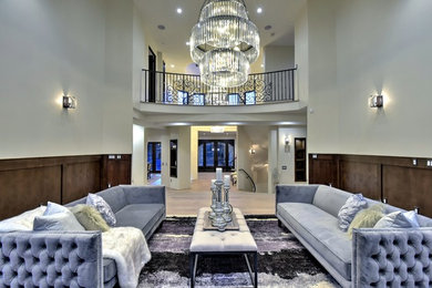 Inspiration for a contemporary living room remodel in San Francisco