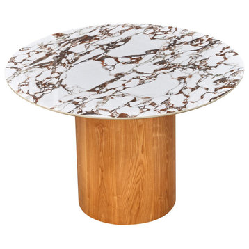 Tamara Marble Ceramic Round Dinette Table
