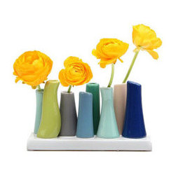 8-Pc. Reef Bud Vase in Blue - Vases