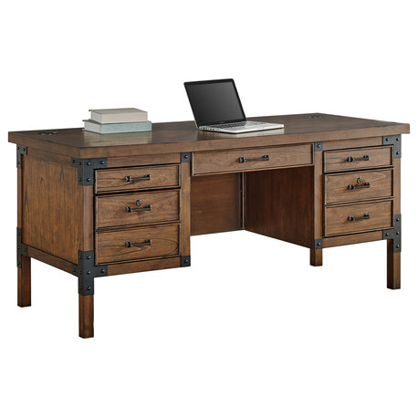 Half Pedestal Desk