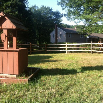 Wolcott Rustic Split Rail Fence