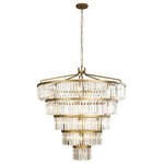 Varaluz Lighting - Varaluz Lighting 297P25HG Social Club - 25 Light 5-Tier Chandelier - Theres a reason you can use the word dance to descSocial Club 25 Light Havana Gold Clear Cr *UL Approved: YES Energy Star Qualified: n/a ADA Certified: n/a  *Number of Lights: 25-*Wattage:40w Incandescent bulb(s) *Bulb Included:No *Bulb Type:Incandescent *Finish Type:Havana Gold