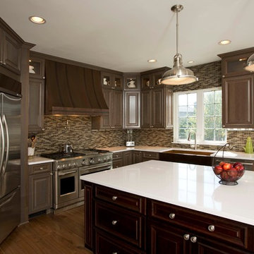 Creative Use of Wood, Copper, Quartz Creates Dazzling Kitchen Renovation