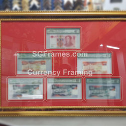 Currency Framing &ndash; With Custom Border and Window &ndash; SGFrames - Products
