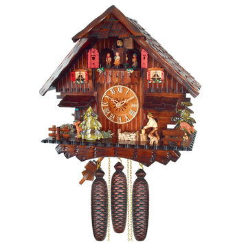 Engstler Weight-Driven Cuckoo Clock- Full Size- 8-Day