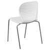 Resin Weather Resistant Dining Chair, White