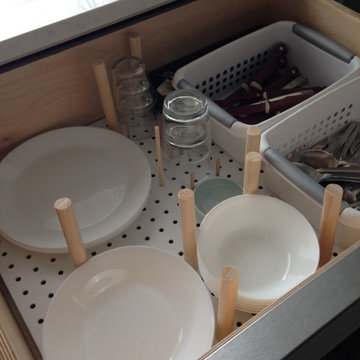 DIY pegboard drawer insert