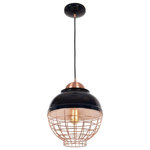Access Lighting - Access Lighting 24881LEDDLP-SBL/CP Dive - 13.25" 5W 1 LED Pendant - The Dive pendant has all the attributes and deliveDive 13.25" 5W 1 LED Shiny Black/Copper *UL Approved: YES Energy Star Qualified: n/a ADA Certified: n/a  *Number of Lights: Lamp: 1-*Wattage:5w ST-19 E-26 LED bulb(s) *Bulb Included:No *Bulb Type:ST-19 E-26 LED *Finish Type:Shiny Black/Copper