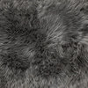 New Zealand Octo Sheepskin Rug 7'x6' Grey, Grey