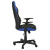 Office Chair, Gaming, Swivel, Ergonomic, Armrests, Work, Pu Leather Look, Blue