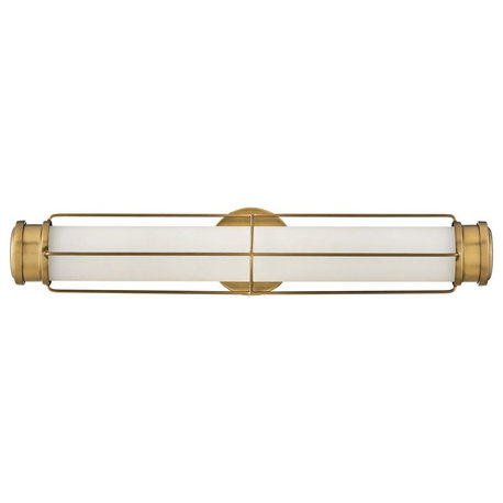 Hinkley Saylor Large Led Sconce, Heritage Brass