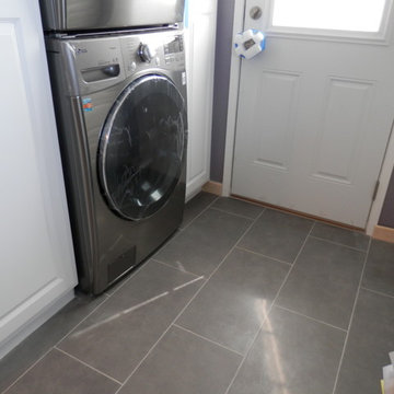 Custom laundry center.