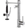 Undermount Single Stainless Steel Sink, Faucet and Soap Dispenser, Chrome, 32"