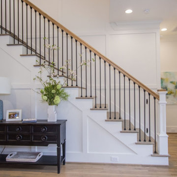 Bright Gold & White Modern Farmhouse on East 8 1/2
