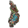 Chinese Porcelain Figurine, Shi Wan Lady with Cherry Blossoms