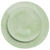 Laura Porcelain 12 Piece Dinnerware Set, Green