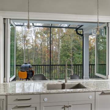 Custom Traditional in Mount Ulla - Kitchen Pass Through Window