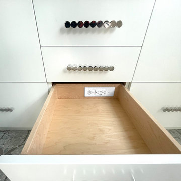 Bathroom Vanity In-Drawer Outlets