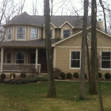 Owens Corning Designer Shingles, Sand Dune, Roof Replacement