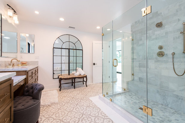 Farmhouse Bathroom by Streamline Construction