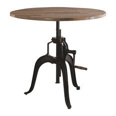 Coaster Galway Adjustable Height Dining Table With Crank