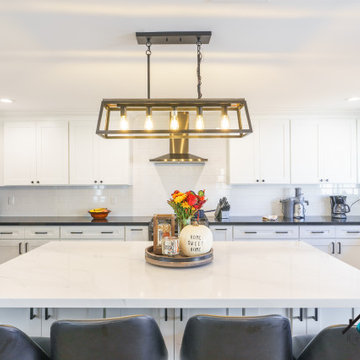 Kitchen & Living Room Remodel in Reseda
