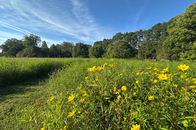 This is an example of a farmhouse landscaping in Other.