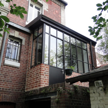 Rénovation d'une maison ancienne en brique et création d'une extension