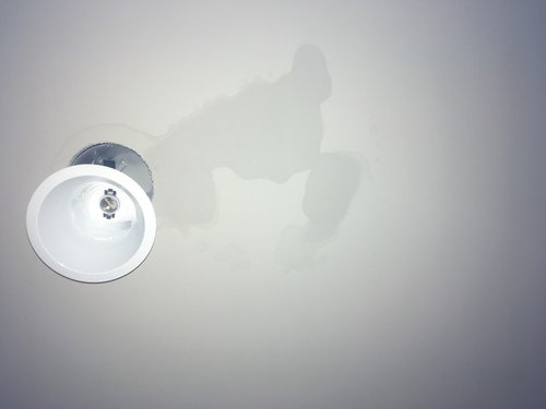 Water Leak Through Ceiling Light Fixture Home Help Reviews Houzz
