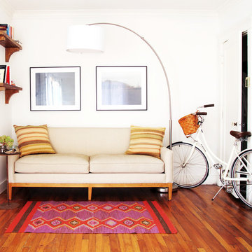 Classic Small Mid Century Modern Sofa & Bike | The Sofa Company