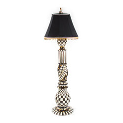 Courtly Check Floor Lamp | MacKenzie-Childs - Floor Lamps