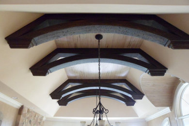 Inspiration for a modern dining room remodel in Chicago