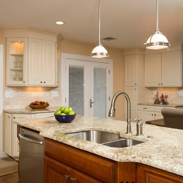 A Galley Kitchen Transformed to Meet Falls Church Homeowner's Vision