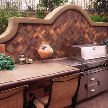 outdoor kitchen