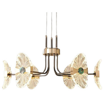 Luxury Chandelier in the Shape of Lotus Leaf for Dining Room