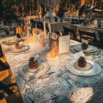 Wedding Design in the Forests of Chelan, WA