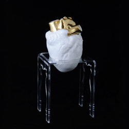 The New English - The New English Heart Bud Vase - Gold - Vases