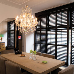 Shutters, Arched Window Coverings, Wood Shutters - Window Treatments